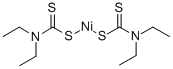 二乙基二硫代氨基甲酸镍, 14267-17-5, 结构式
