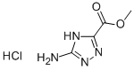 5-氨基-4H-1,2,4-三唑-3-羧酸甲酯盐酸盐, 142782-22-7, 结构式
