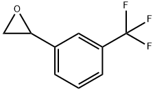 2-[3-(トリフルオロメチル)フェニル]オキシラン 化学構造式