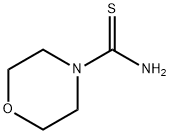 モルホリン-4-カルボチオアミド 化学構造式