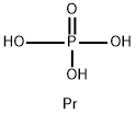 磷酸镨(III) 结构式