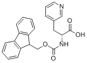 Fmoc-3-(3-吡啶基)-D-丙氨酸, 142994-45-4, 结构式