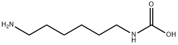 (6-氨基己基)氨基甲酸 结构式