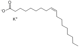 Potassium oleate Struktur