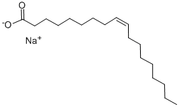Sodium oleate Struktur