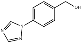 (4-[1,2,4]トリアゾール-1-イル-フェニル)メタノール 化学構造式