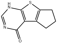 1,2,3,5-四氢-8-硫杂-5,7-二氮-环戊基[A]茚-4-酮, 14346-25-9, 结构式