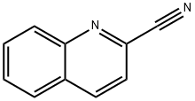 2-キノリンカルボニトリル 化学構造式