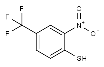 2-硝基-4-三氟甲基苯硫酚, 14371-82-5, 结构式