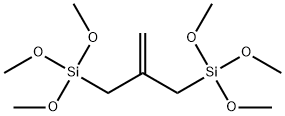 双(三甲氧基硅基甲基)乙烯, 143727-20-2, 结构式