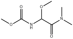 Carbamic  acid,  [2-(dimethylamino)-1-methoxy-2-oxoethyl]-,  methyl  ester  (9CI) Struktur