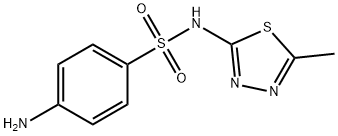 磺胺甲噻二唑, 144-82-1, 结构式