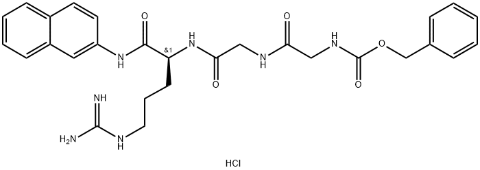 Z-GLY-GLY-ARG-BETANA HCL, 1442-79-1, 结构式