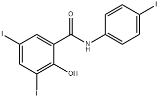 3-Iodo-N-(3,4-diiodophenyl)-2-hydroxybenzamide Structure