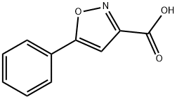5-苯基-3-异恶唑羧酸, 14441-90-8, 结构式