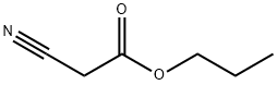 氰乙酸正丙酯 结构式