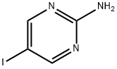 2-アミノ-5-ヨードピリミジン 化学構造式
