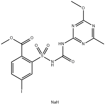 甲基碘磺隆钠盐, 144550-36-7, 结构式