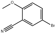 5-ブロモ-2-メトキシベンゾニトリル 化学構造式