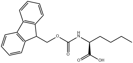 N-芴甲氧羰基-DL-正亮氨酸, 144701-20-2, 结构式