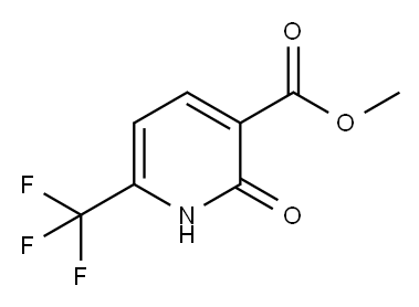 1,2-二氢-2-氧-6-(三氟甲基)吡啶-3-甲酸甲酯, 144740-55-6, 结构式