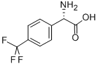4-(三氟甲基)-L-苯基甘氨酸 结构式