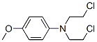 N,N-BIS(2-CHLOROETHYL)-4-METHOXYANILINE Struktur