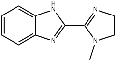 Benzimidazole, 2-(1-methyl-2-imidazolin-2-yl)- (8CI) Structure