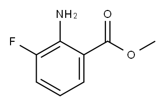 METHYL2-AMINO-3-FLUOROBENZOATE Structure