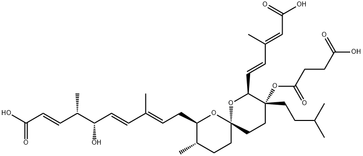雷弗霉素C 结构式