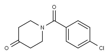 1-(4-CHLORO-BENZOYL)-PIPERIDIN-4-ONE Structure