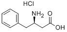 (R)-3-氨基-4-苯基丁酸盐酸盐, 145149-50-4, 结构式