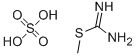 S-甲基异硫脲硫酸盐, 14527-26-5, 结构式