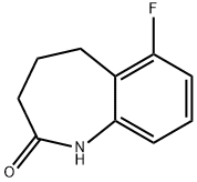 2H-1-BENZAZEPIN-2-ONE, 6-FLUORO-1,3,4,5-TETRAHYDRO- Structure