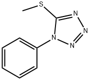 5-(Methylthio)-1-phenyl-1H-1,2,3,4-tetraazole Structure