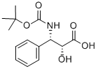 (2R,3S)-3-叔丁氧基羰基氨基-2-羟基-3-苯基丙酸 结构式