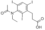 碘普西酸 结构式
