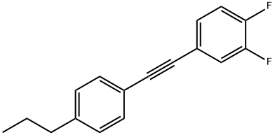 1-(3,4-二氟苯乙炔)-4-丙基苯 结构式