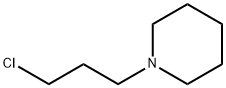 1-氯-3-哌啶基丙烷 结构式