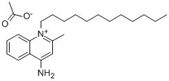 酢酸ラウロリニウム 化学構造式