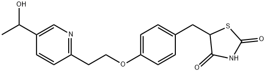 羟基匹格列酮 结构式