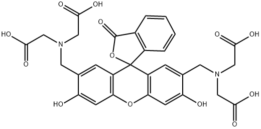 钙黄绿素, 1461-15-0, 结构式