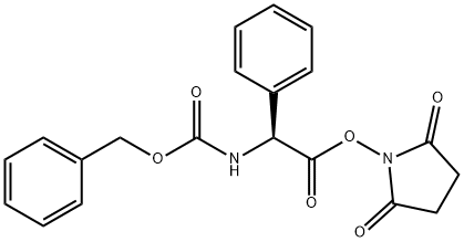 N-苄氧羰基-L-苯甘氨酸琥珀酰亚胺酯 结构式