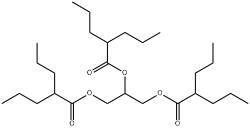 glyceryl trivalproate Structure