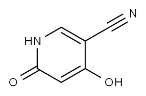 4,6-DIHYDROXYNICOTINONITRILE, 146391-91-5, 结构式