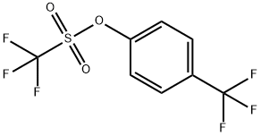 4-(TRIFLUOROMETHYL)PHENYL TRIFLUOROMETHANESULFONATE Struktur