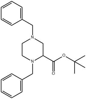 2-Piperazinecarboxylic acid, 1,4-bis(phenylmethyl)-, 1,1-dimethylethyl ester