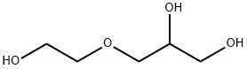 3-(2-hydroxyethoxy)propane-1,2-diol Struktur