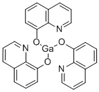三(8-羟基喹啉)-镓, 14642-34-3, 结构式