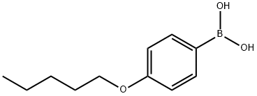 4-戊氧基苯硼酸, 146449-90-3, 结构式